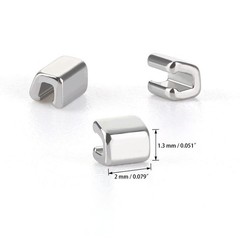 10 Pcs/Pack Dental Orthodontic Crimpable Hooks Stops Metal Stop for Arch Wire