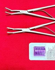 3pc-Open Surgery Large-Size Hem-O-Lok Applier With Clips Best Quality Reusable