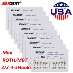 Orthodontic Dental Arch Wire Niti Round Upper/Lower / Brackets Braces MBT/Roth