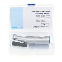 COXO Dental LED Fiber Optic Low Speed Contra Angle Turbine Handpiece 1B 1C 1E