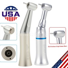 Dental Low Speed Handpieces Contra Angle Push Button E-Type fit FG 1.60mm Burs