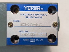 Yuken EDG-01V-H-11 electro hydraulic relief valve Japan industrial as shown