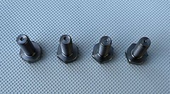 1/4-20 x 3/4” Titanium Hex Bolts Light Weight High Strength 4 Bolts Racing