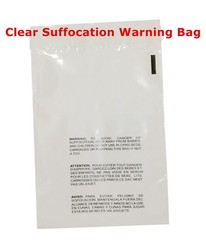 300 6×9 Self Seal Suffocation Warning Clear Poly Bags 1.5 mil Free Shipping