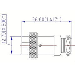 5PCS C-6 6 PIN FEMALE METAL MICROPHONE MIC CONNECTOR PLUG