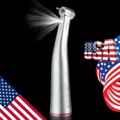 Dental 1:5 Increase LED Fiber Optic Contra Angle Red Ring Fit NSK Ti Max Z95L