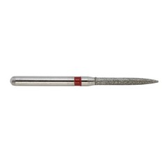 Dental Diamond Burs FG Flame Fine High Speed Bur Friction Grip Grit Red 863/012F