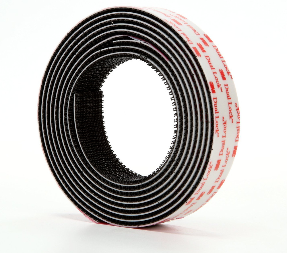 3M Dual Lock Reclosable Fastener SJ3550 250 Black, 1 in x 4Ft