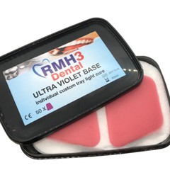 RMH3 Light Curing Base Plate Pink 50/Box