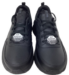 Skechers Women’s Work Relax Fit D’Lux Walker Lace Up Shoes Black Size:8 121M