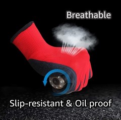 Ultimate Micro Foam Nitrile Grip Coated PROTECTIVE WORK GLOVES Cut Resistant