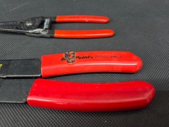 Lot of 2 Blue Point Wire Stripper Cutters PWC9 & Unknown Model