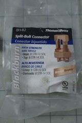 6-pack Thomas & Betts 8H-B2 Split Bolt Connector High Strength NEW