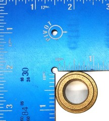 Unbranded 15mm x 22mm O.D x 15mm I.D Bronze Flange(28mm) Bushing [Lot of 5] NOS