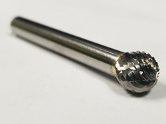SD3D Ball Shape Tungsten Carbide Burr Bur Cutting Tool Die Grinder Bit 1/4″ NEW