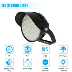 3000W Equivalent LED Stadium Lights 84000LM 600W Commercial Outdoor Flood Light