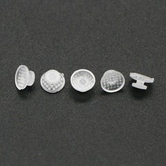 10Pcs/pack Dental Ortho Ceramic Clear Lingual Button Bondable Round Composite