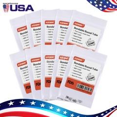 Dental Orthodontic Buccal Tube 1st 2nd Molar Tubes Roth/MBT 022 Bondable AZDENT