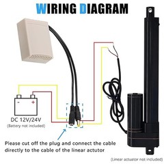 1500N 12V Linear Actuator Motor Fast Speed 10mm/s Stroke 2~40″ 176lbs Waterproof