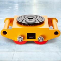 4PCS 17637LBS/8T Machinery Skate Dolly Machinery Mover Loading 4 PU Wheels