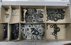 1 Box Of Assorted Bolt Retainers Over 200 Pieces