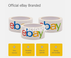 4 Rolls eBay Branded Logo BOPP Shipping Tape | 100yards x 2″ New Sealed
