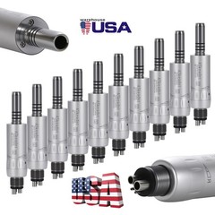 1-10* Dental Inner Channel E-type Air Motor Handpiece 4 Hole Low Speed E-type