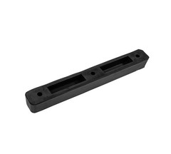 2 Pack 16″x2″x2″ Rectangular Rubber Dock Bumper with 3 Holes Impact Resistant