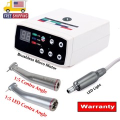 NSK Style Dental Brushless LED Micro Motor /1:5 Increasing Handpiece