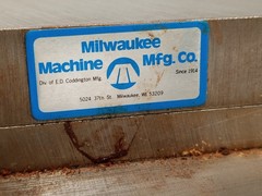 Milwaukee Machine Mfg Co cross slide compound table machinist tool as shown