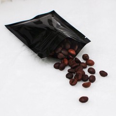 100 Black Mylar Foil Resealable Smell Proof Bags Repacking Flat Food Pouch 3×4″