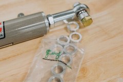 New Aluminum Spacer Bushing 5/8″ OD x 5/16″ ID–Fits M8 or 5/16″ Bolts