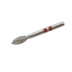 Zirconia Dental Burs Diamond Football Z368/023F Fine Grit Red for High Speed