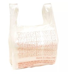 T-Shirt Carry-Out Bags Shopping Thank You Bags (1,000 – 2,000ct.)