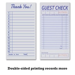 24 Pack Guest Check Book Board/Pads Server Note Pads and Waitress Order Pads …
