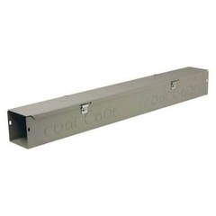 Wiegmann Hs442 Straight Wireway,Nema 1,Length 2 Ft,Gray