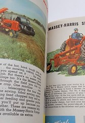 Vtg 1950’s? Massey Harris Tractor Equipment Buyer’s Guide Sales Catalog Book