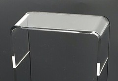 T’z Tagz Any 4-Inch-Deep Clear Acrylic Riser Display Stand New 2 Pack Variation