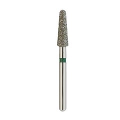 Dental Diamond Burs FG 856/025C Round End Taper Coarse Grit Green Friction Grip