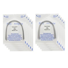 100PCS Dental Orthodontic Niti Arch Wire Natural Form Arches Round Rectangular