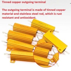 5W 10W -500W Watt High Power Aluminum shell Wirewound Metal Resistor 0.1Ω – 10KΩ