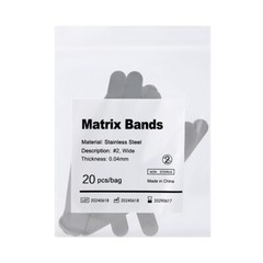Dental Sectional Matrix System Contoured Metal Matrices Refill Matrix Bands