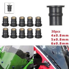 Rubberized Brass Nuts Neoprene Well Nuts Various Sizes High Strength Rubber