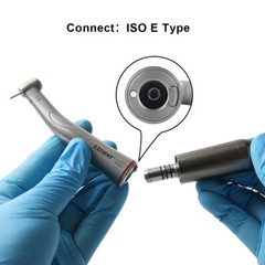 Dental 1:5 Fiber Optic LED Contra Angle Increasing Handpiece for E-type Motor