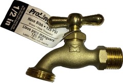 1/2 In. MIP X 3/4 In. MHT Brass Hose Bibb Valve