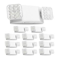 VEVOR 12Pack Emergency Lights for Business with Battery Backup LED Exit Lighting