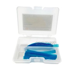 50pcs Dental Contoured Anterior Matrix Polyester Restoration Blue Strip Matrices