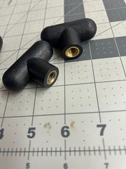 NEW 5-pack lot T Knob “T” 2.25″ x 1.45″ 3/8-16 Female Thread heavy duty