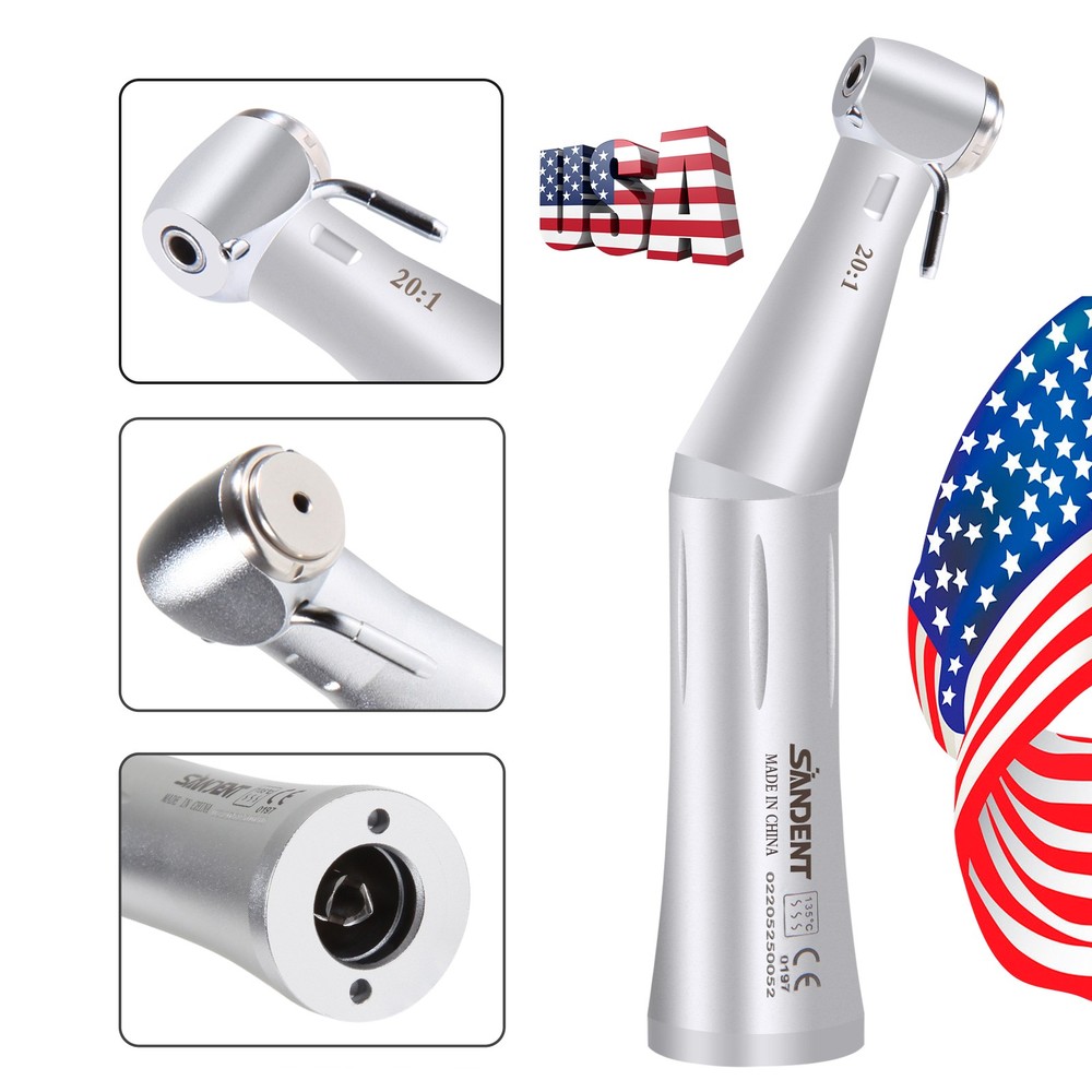 Dental 20:1 Implant Surgery Low Speed LED/ Contra Angle Handpiece dp