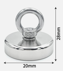 Super Strong Neodymium Fishing Magnet Hook N52 Heavy Duty Rare Earth Magnet with